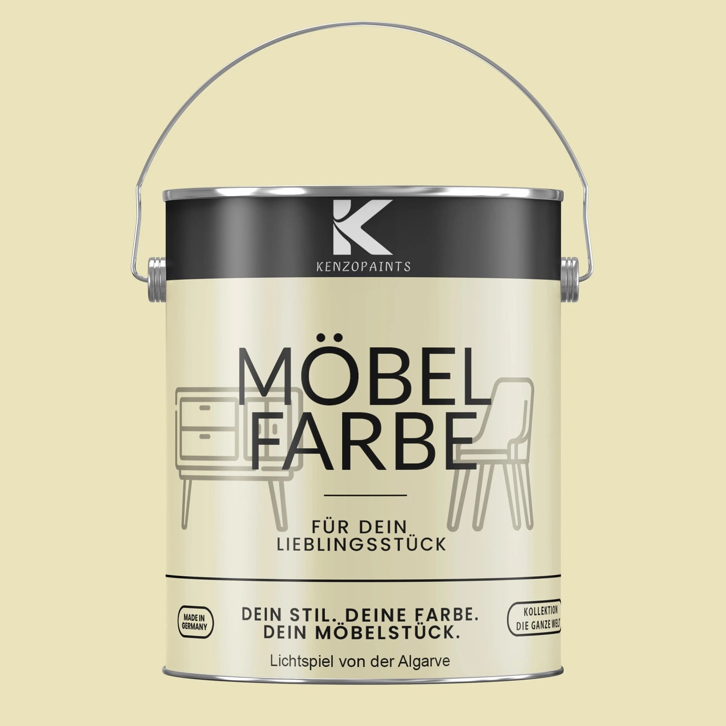 Kenzopaints Möbelfarbe - Lichtspiel von der Algarve