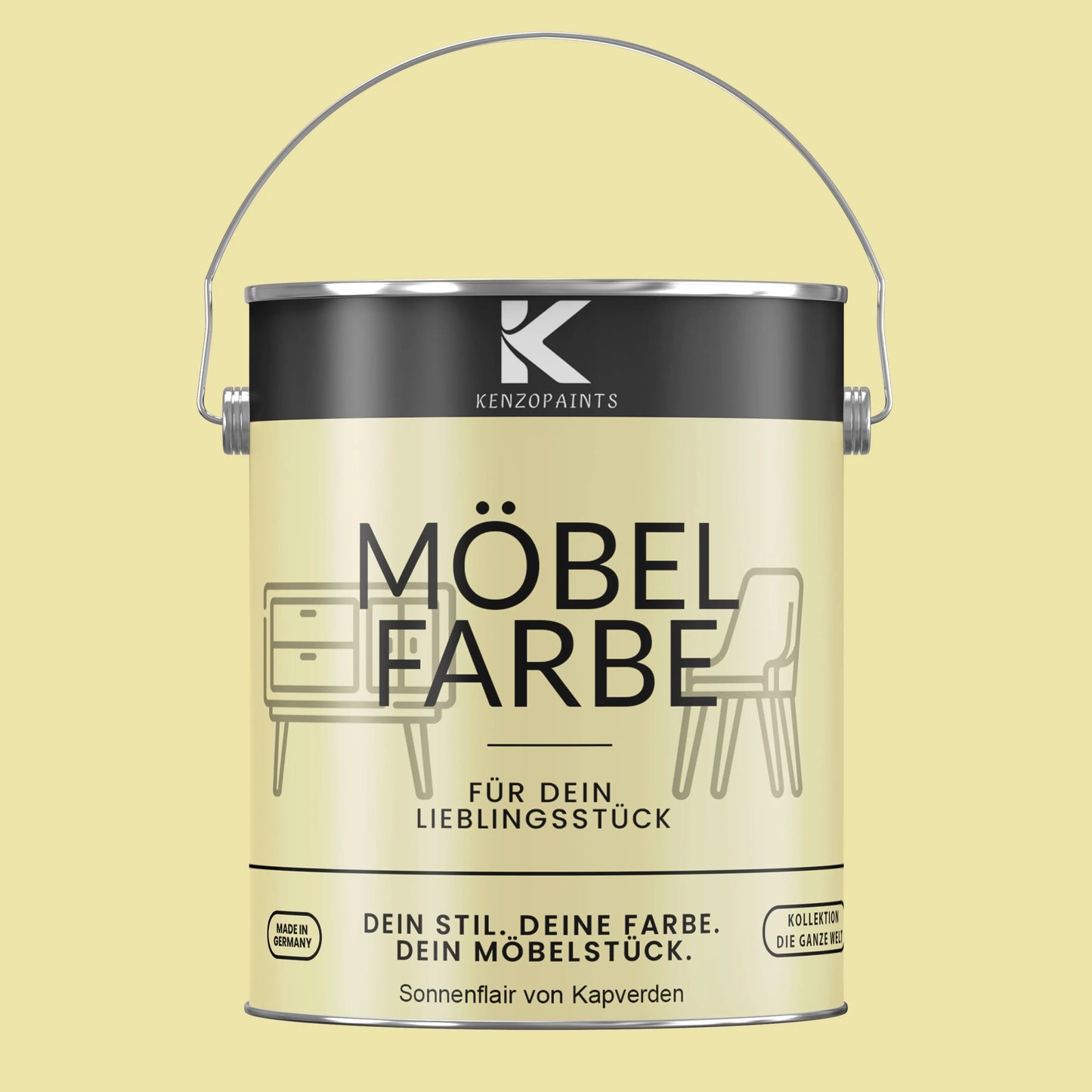 Kenzopaints Möbelfarbe - Sonnenflair von Kapverden