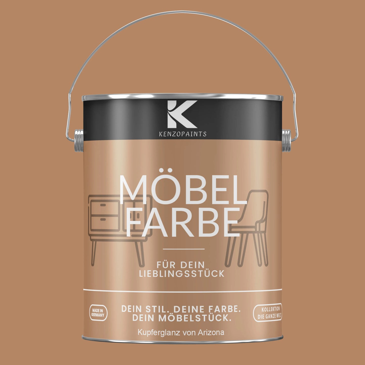 Kenzopaints Möbelfarbe - Kupferglanz aus Arizona