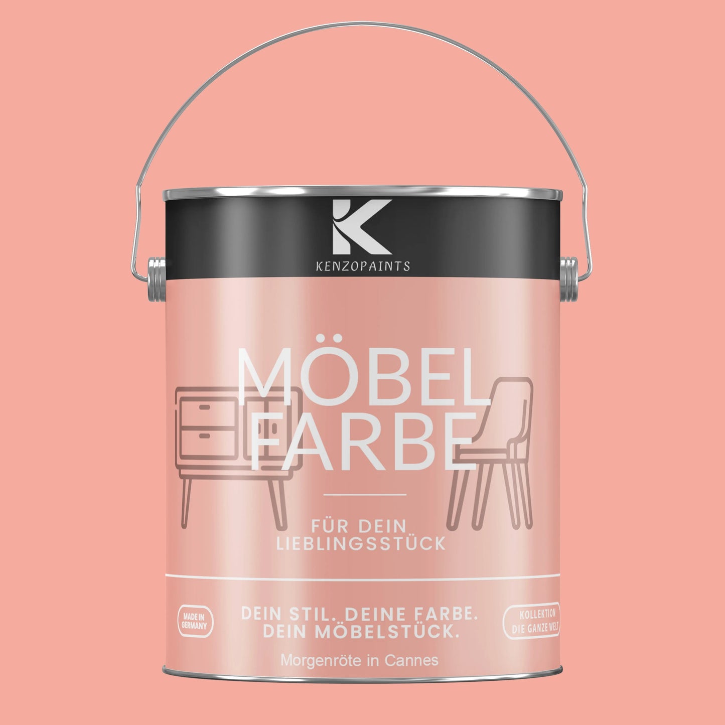 Kenzopaints Möbelfarbe - Morgenröte in Cannes
