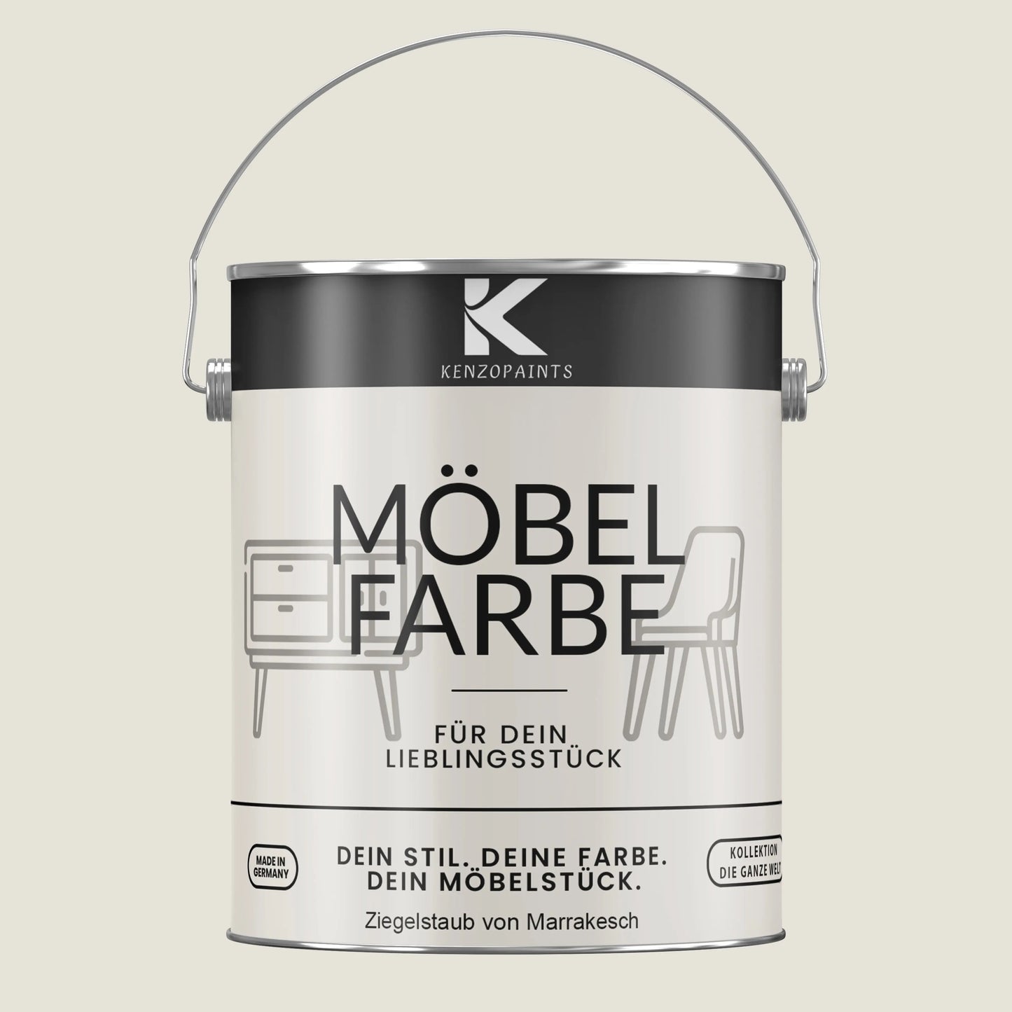 Kenzopaints Möbelfarbe - Ziegelstaub von Marrakesch