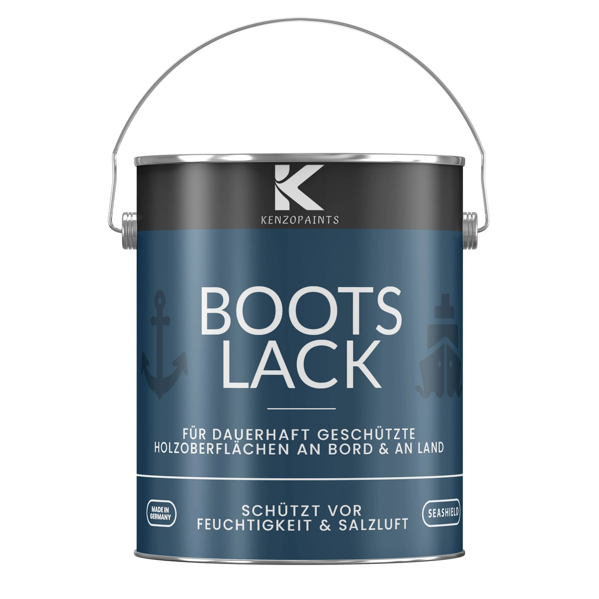 Kenzopaints Bootslack Holzsiegel Klarlack - Seidenmatt