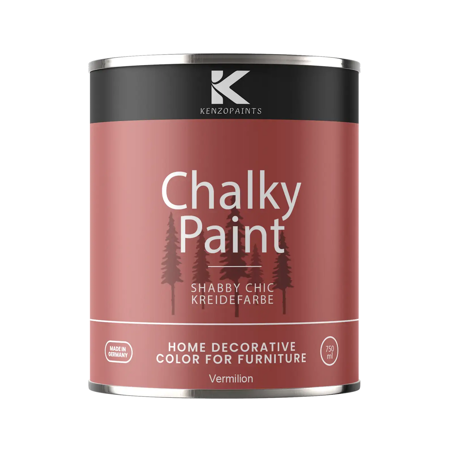 Kenzopaints Chalky Paint - Vermilion