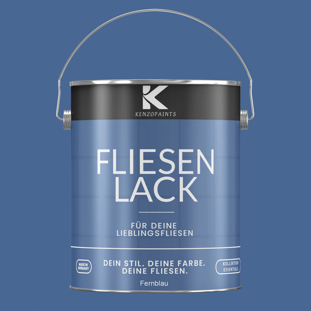 Kenzopaints Fliesenlack Fliesenfarbe - Fernblau (RAL 5023) Kenzopaints