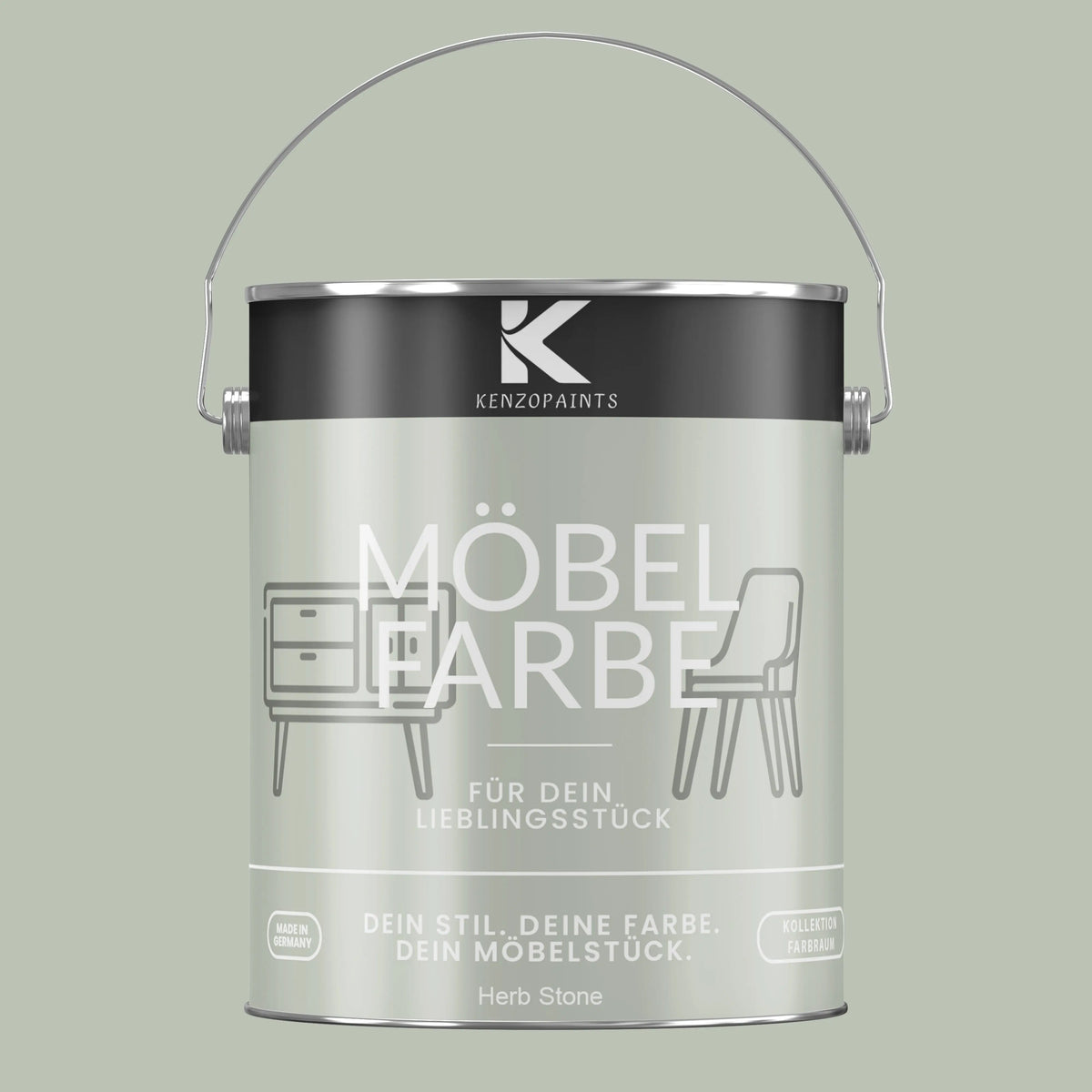Kenzopaints Möbelfarbe - Herb Stone Kenzopaints