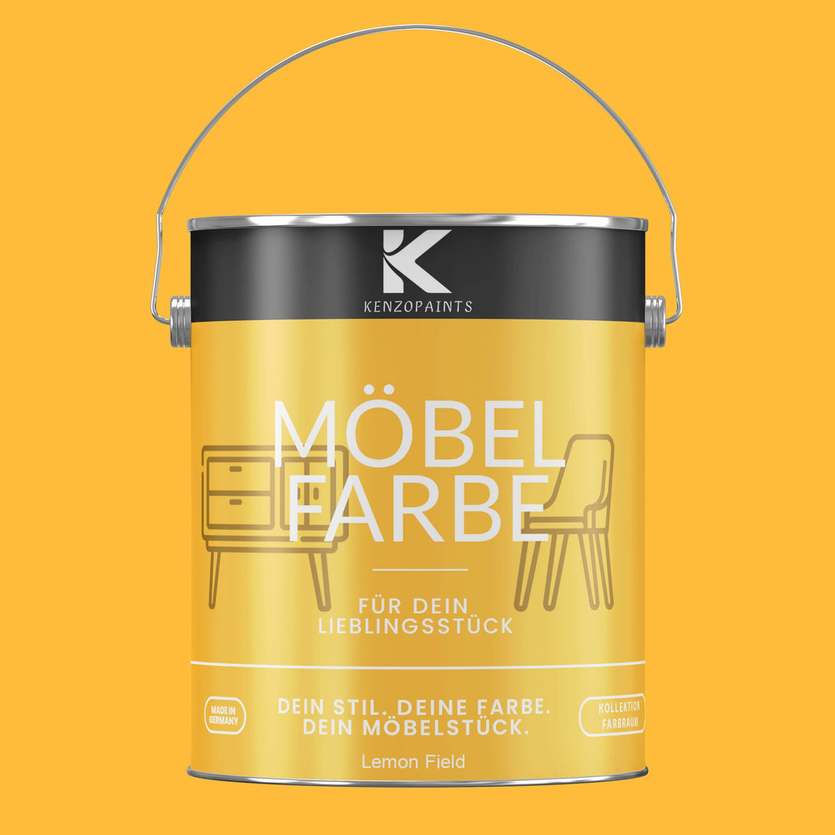 Kenzopaints Möbelfarbe - Lemon Field - Kenzopaints