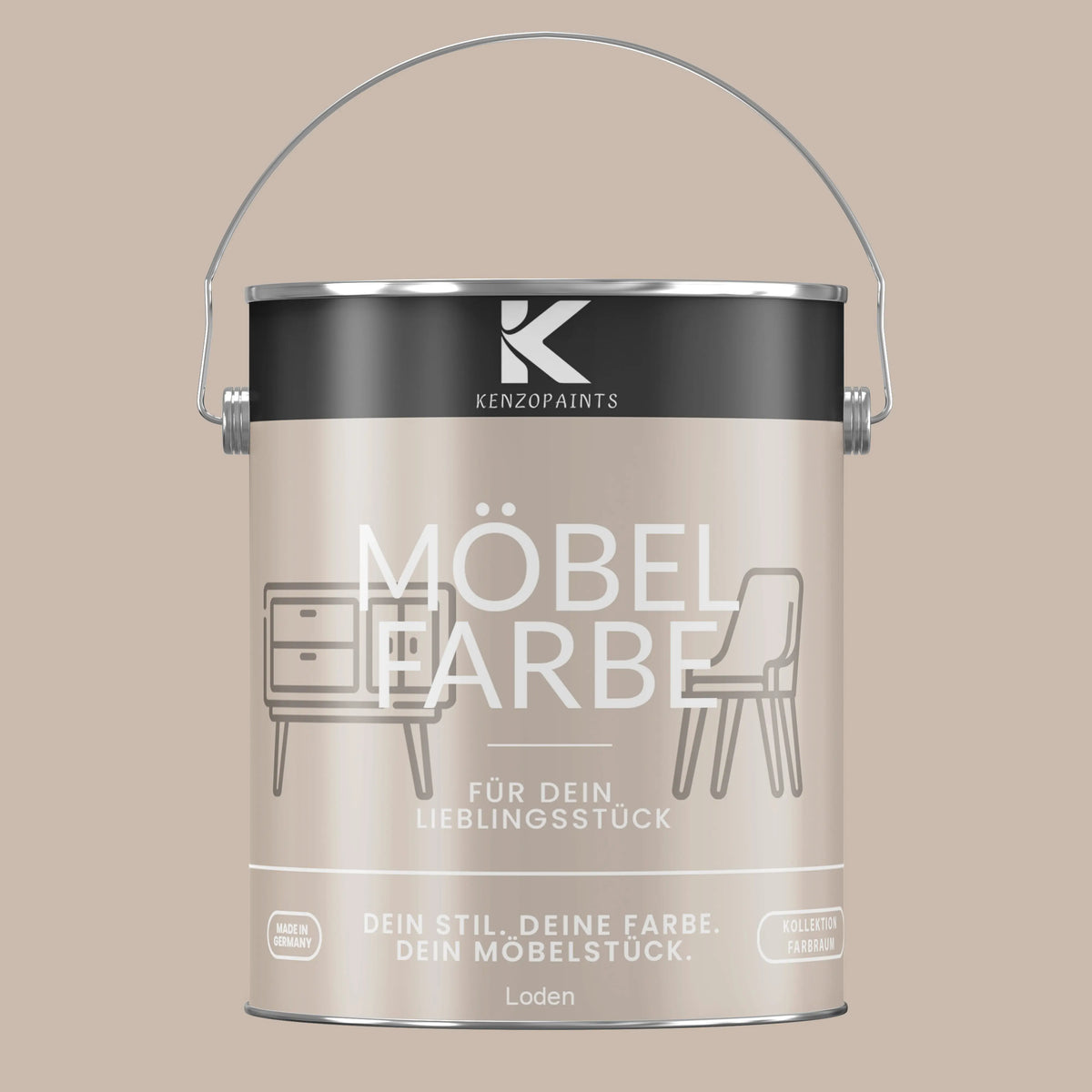 Kenzopaints Möbelfarbe - Loden Kenzopaints