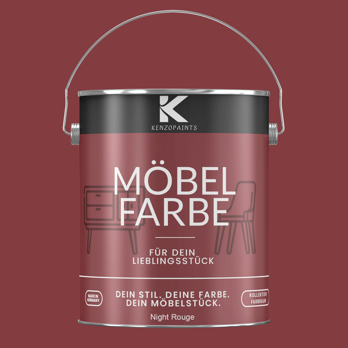 Kenzopaints Möbelfarbe - Night Rogue Kenzopaints