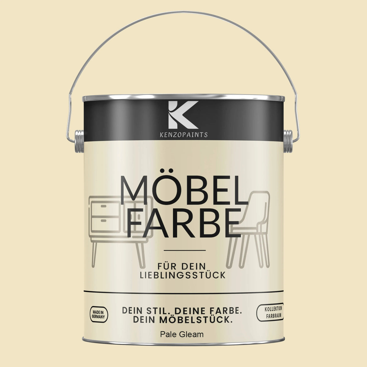 Kenzopaints Möbelfarbe - Pale Gleam - Kenzopaints