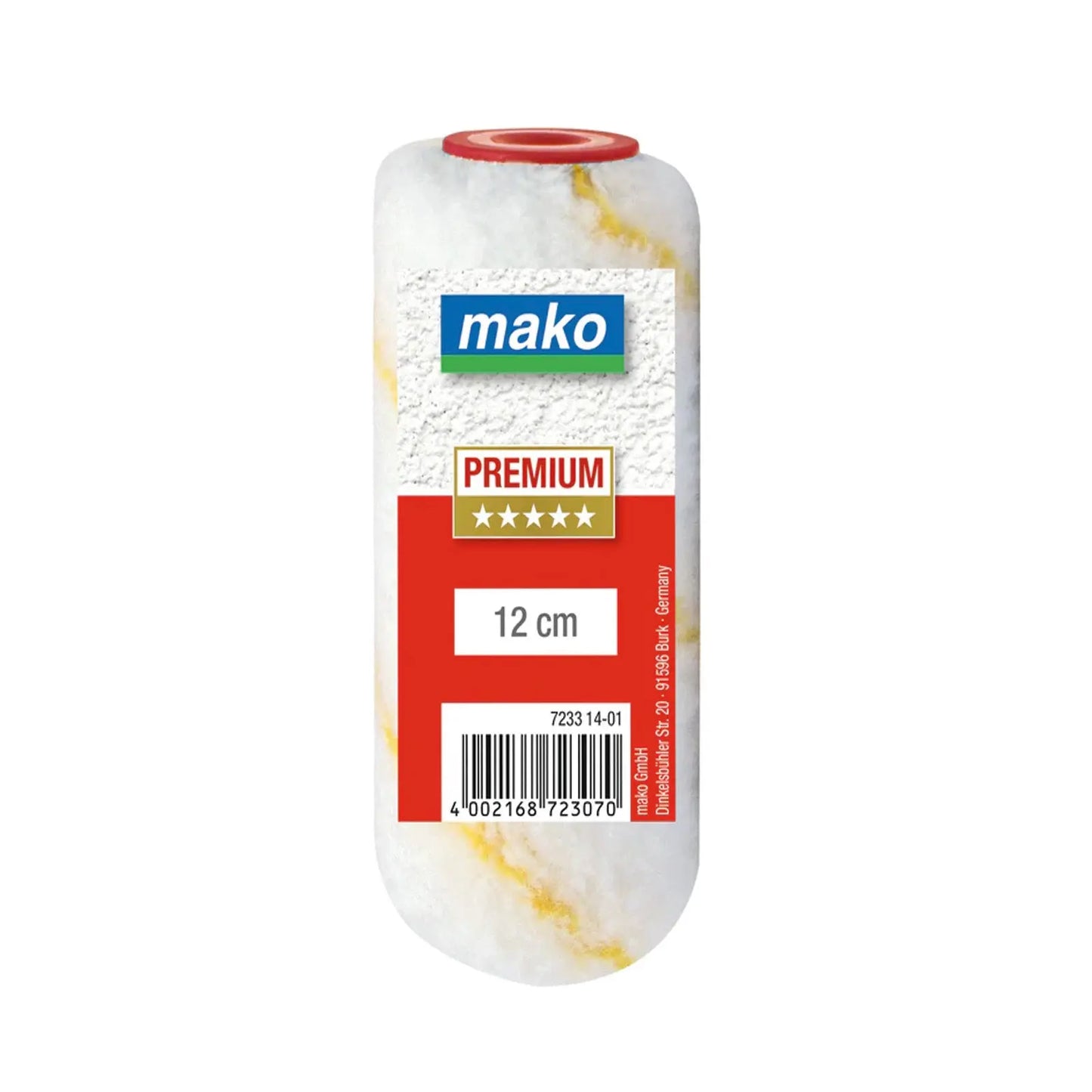 Mako Premiun Kleinflächenroller Goldfaden Ersatzwalze 12cm Ersatzrolle Mako