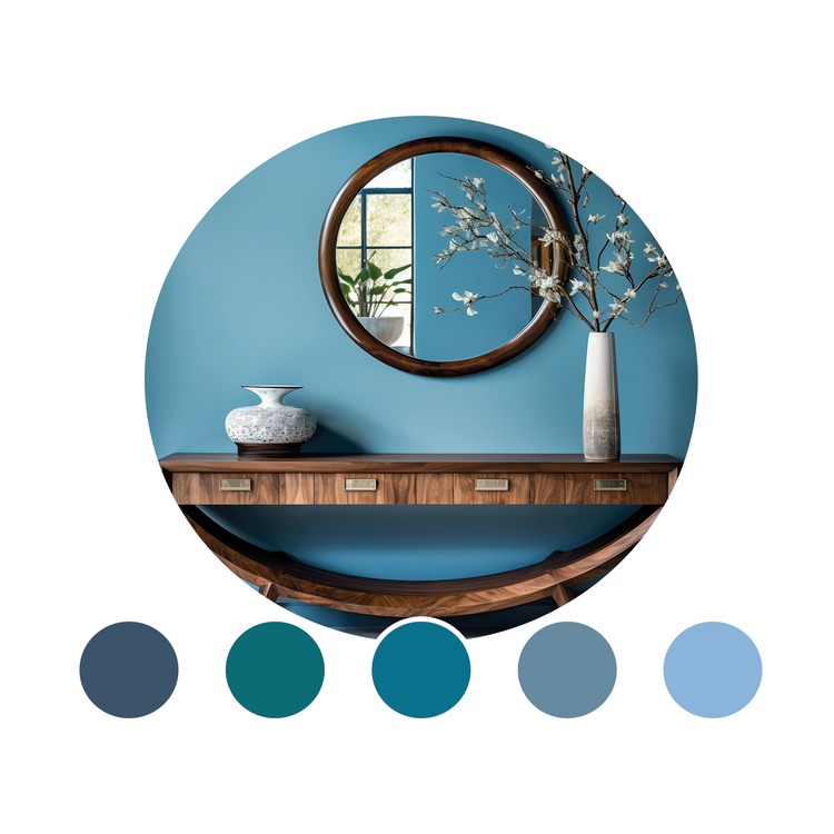 Kollektion Blau