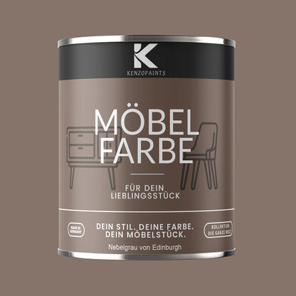Kenzopaints Möbelfarbe - Nebelgrau von Edinburgh