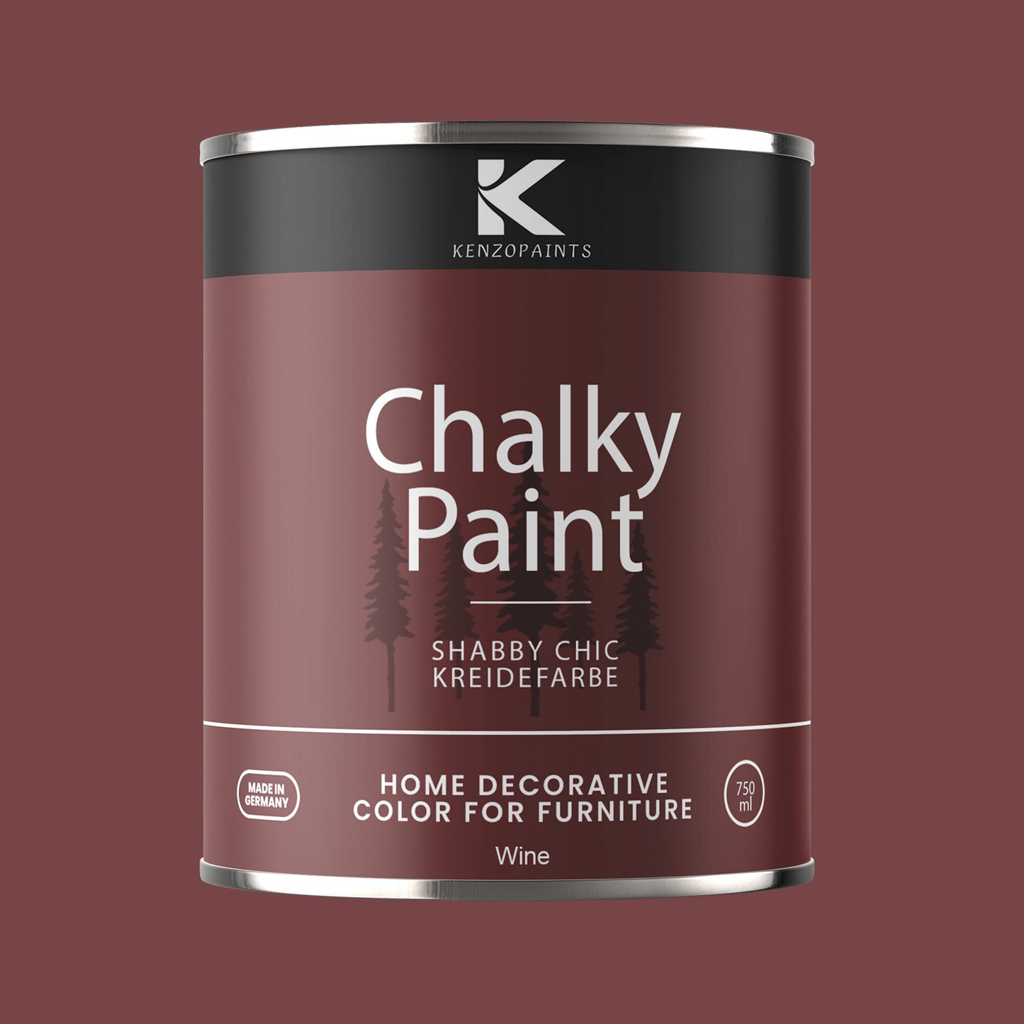 Kenzopaints Chalky Paint - Wine