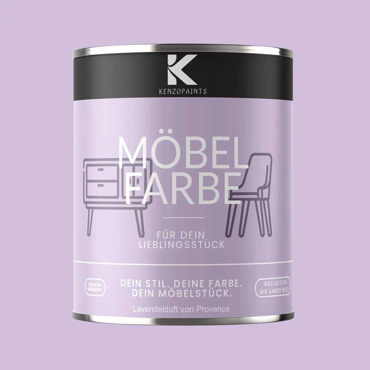 Kenzopaints Möbelfarbe - Lavendelduft von Provence