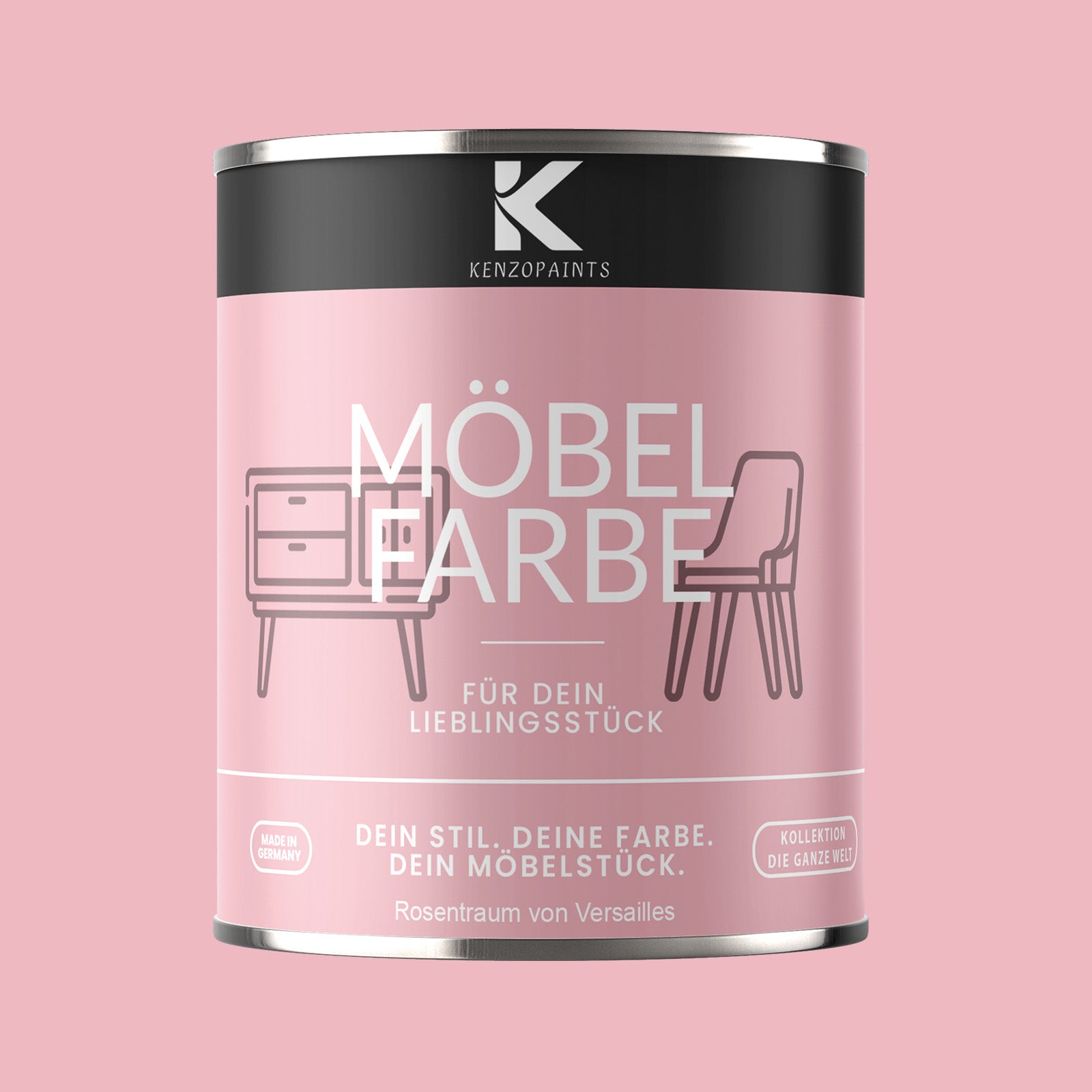 Kenzopaints Möbelfarbe - Rosentraum von Versailles