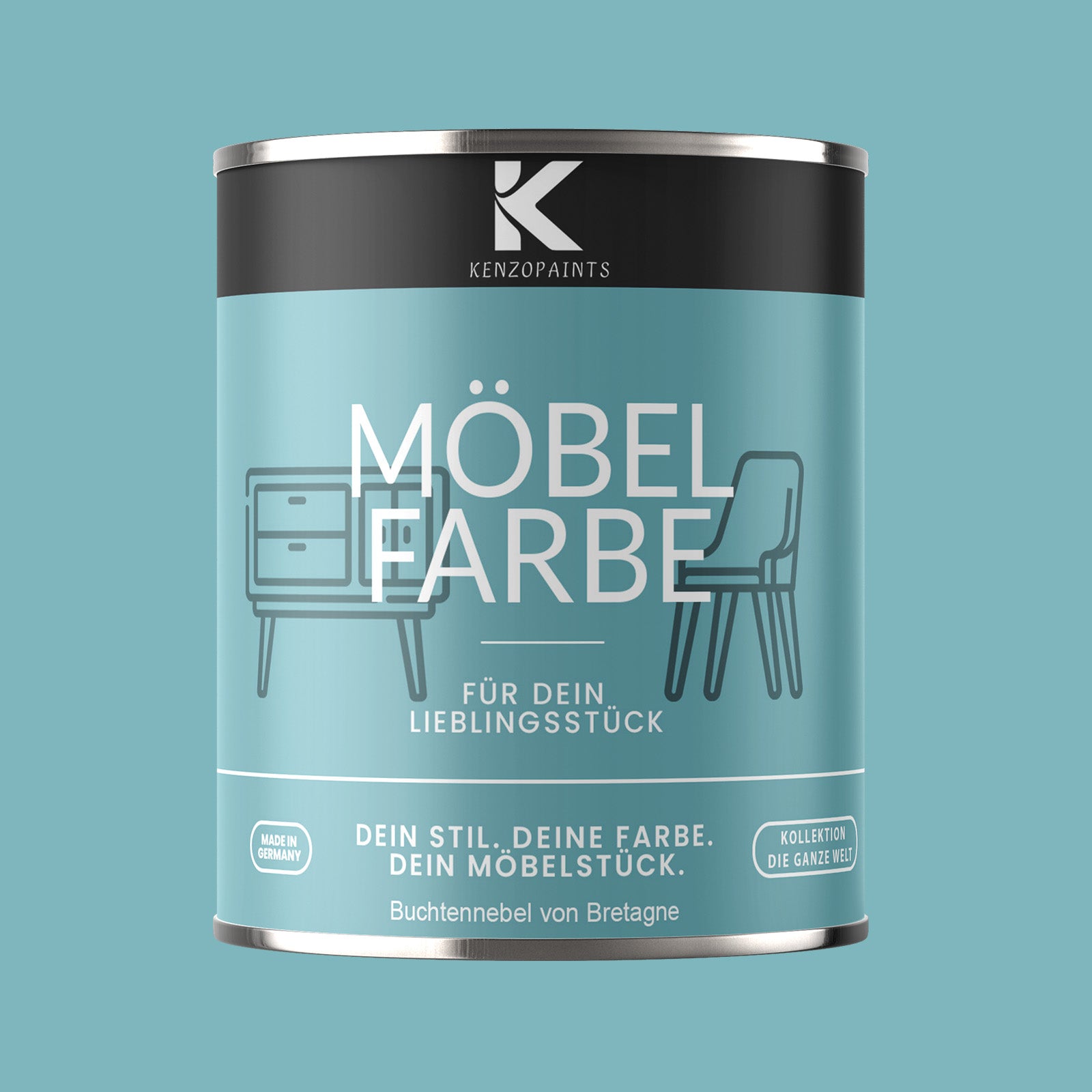 Kenzopaints Möbelfarbe - Buchtnebel von Bretagne
