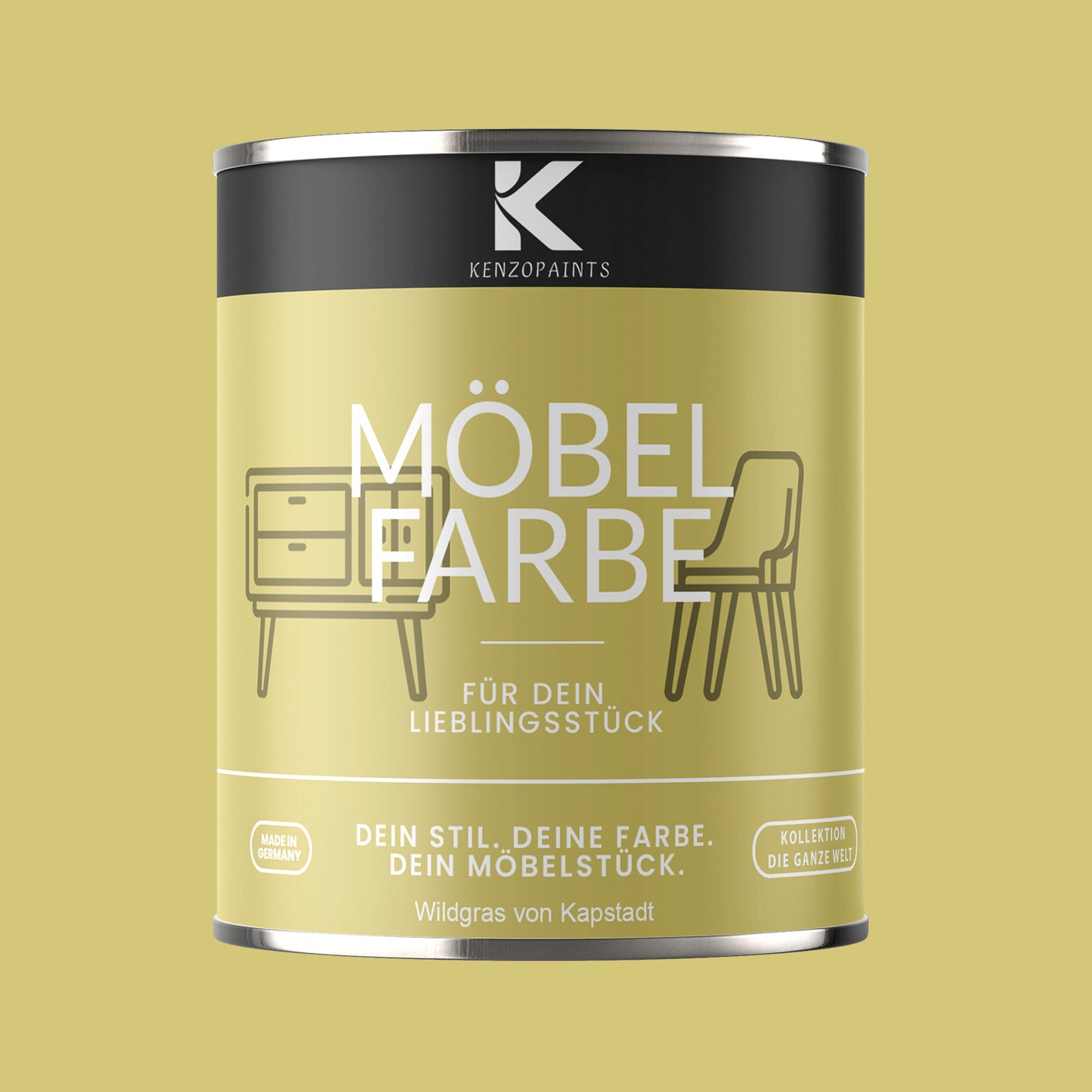 Kenzopaints Möbelfarbe - Wildgras von Kapstadt