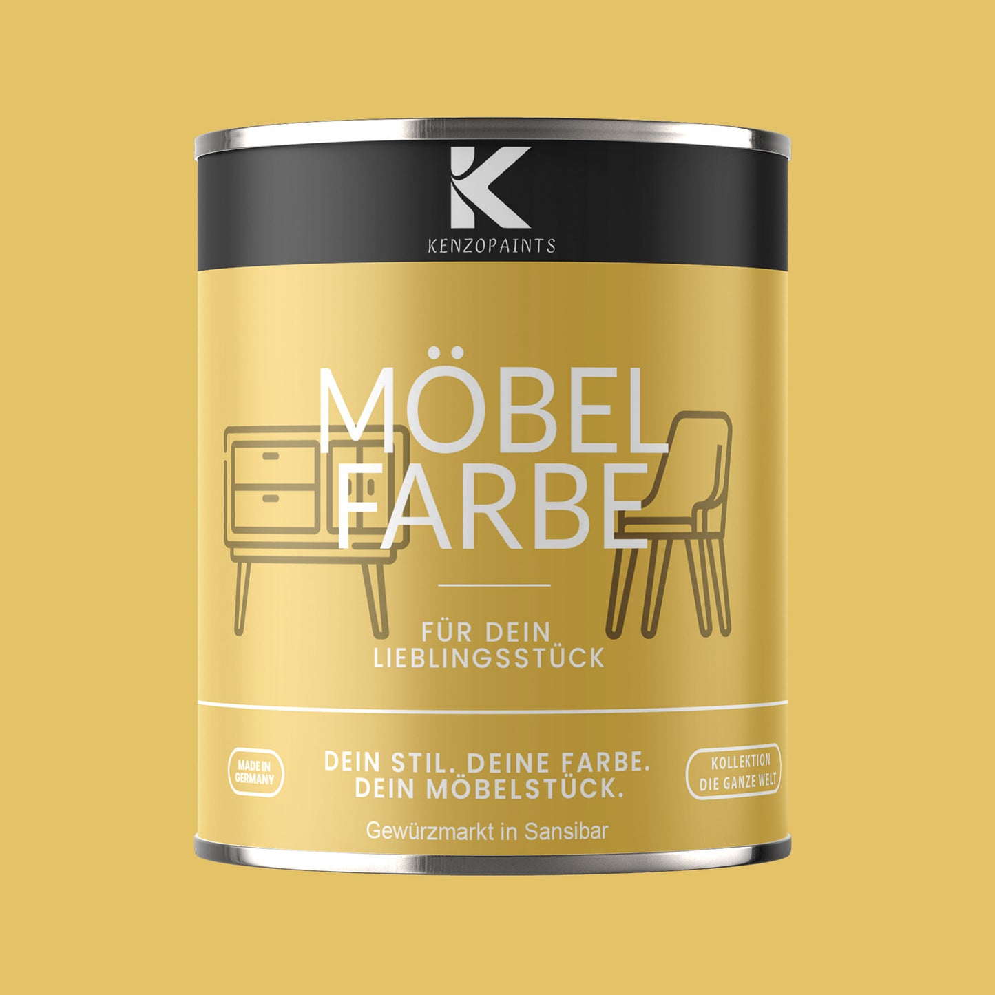 Kenzopaints Möbelfarbe - Gewürzmarkt in Sansibar