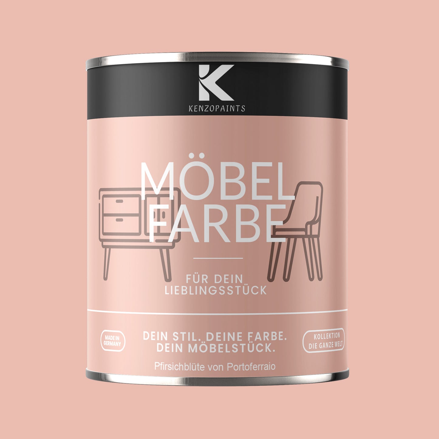 Kenzopaints Möbelfarbe - Pfirsichblüte von Portoferraio