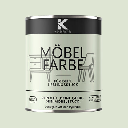 Kenzopaints Möbelfarbe - Dunstgrün von den Pyrenäen