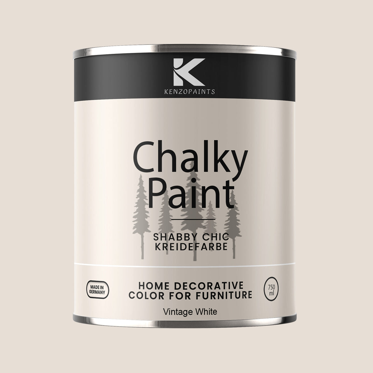Kenzopaints Chalky Paint - Vintage White