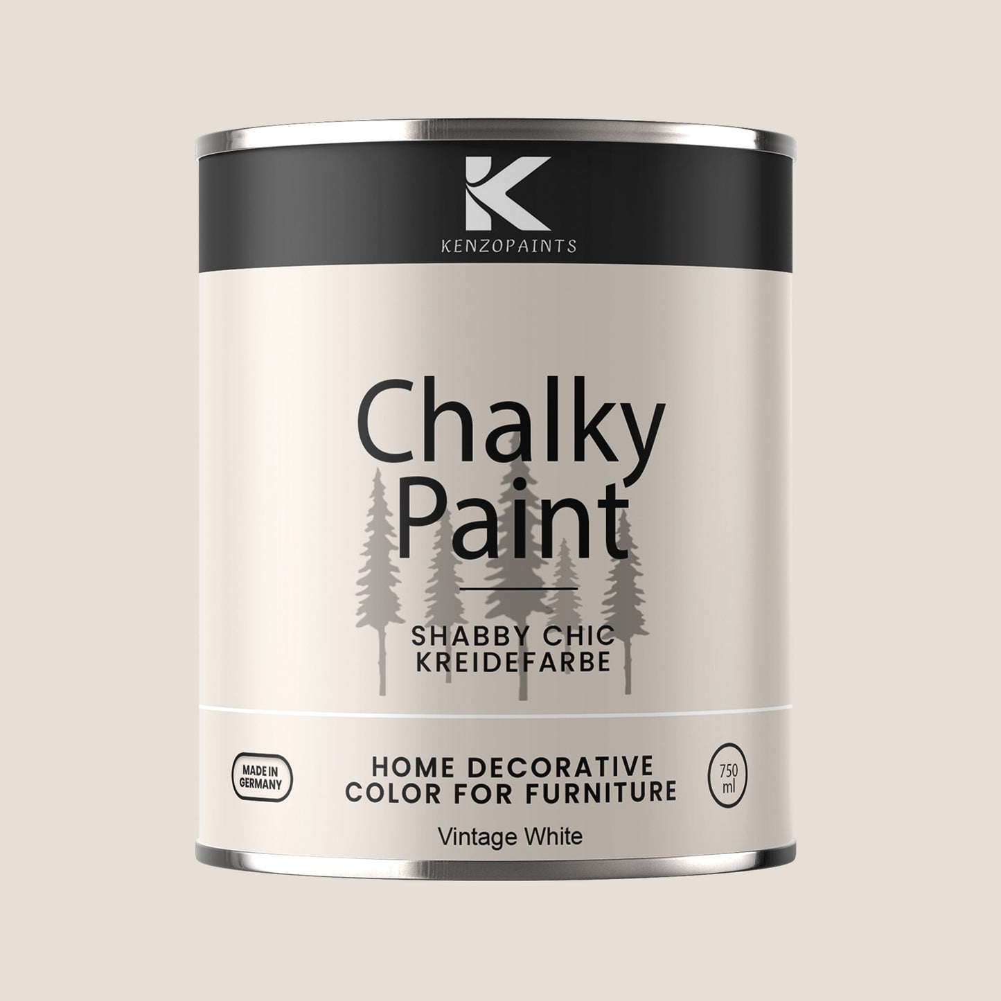 Kenzopaints Chalky Paint - Vintage White