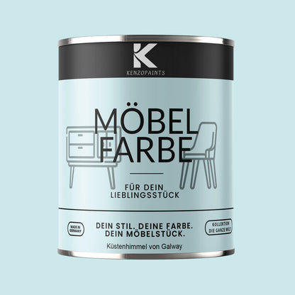 Kenzopaints Möbelfarbe - Küstenhimmel von Galway