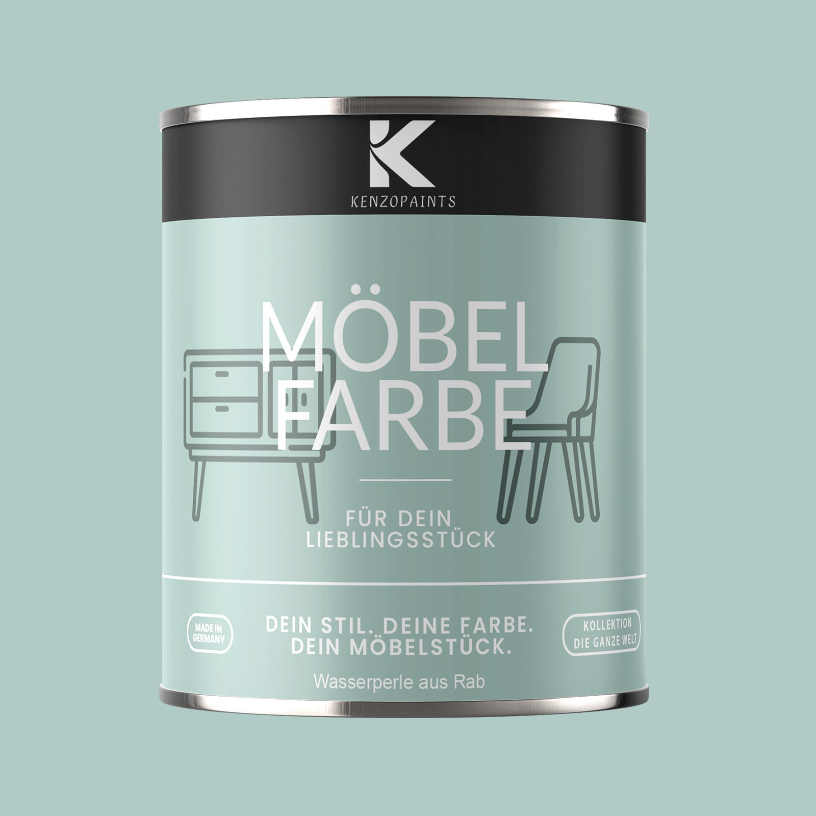 Kenzopaints Möbelfarbe - Wasserperle aus Rab