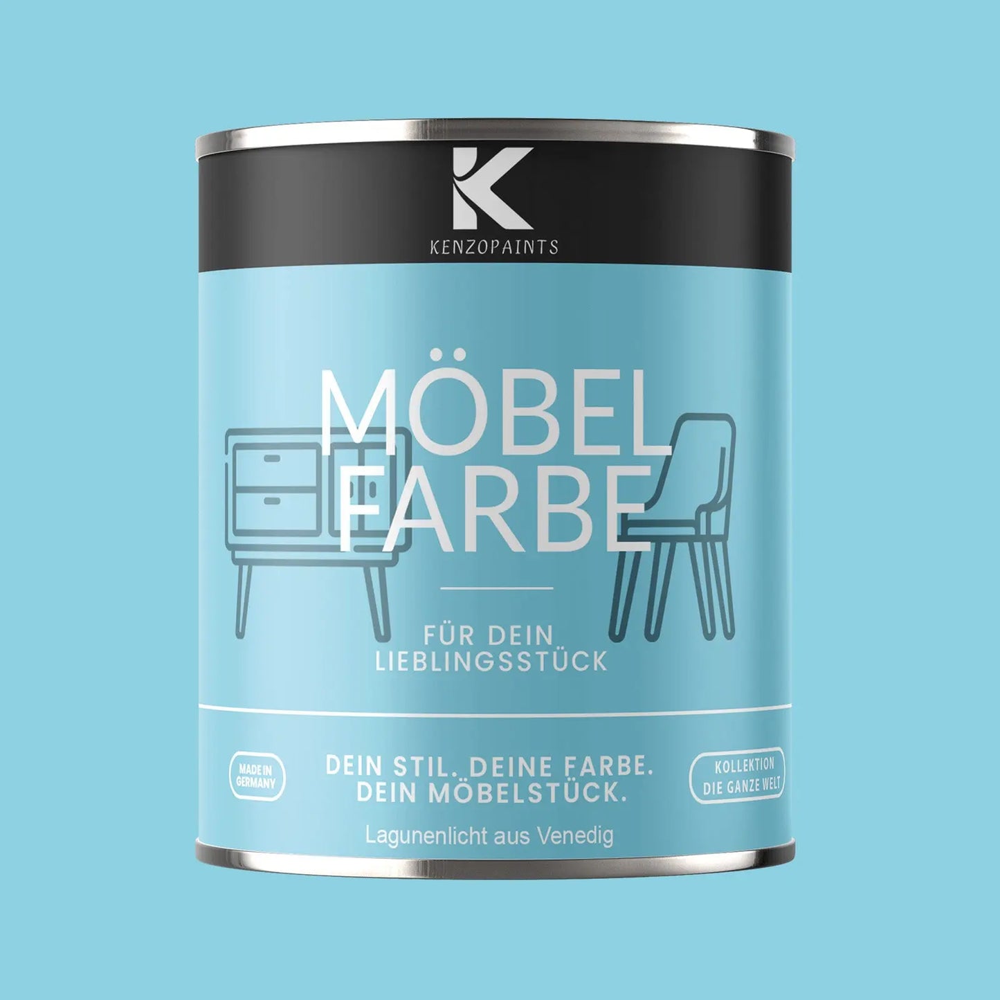 Kenzopaints Möbelfarbe - Lagunenlicht aus Venedig