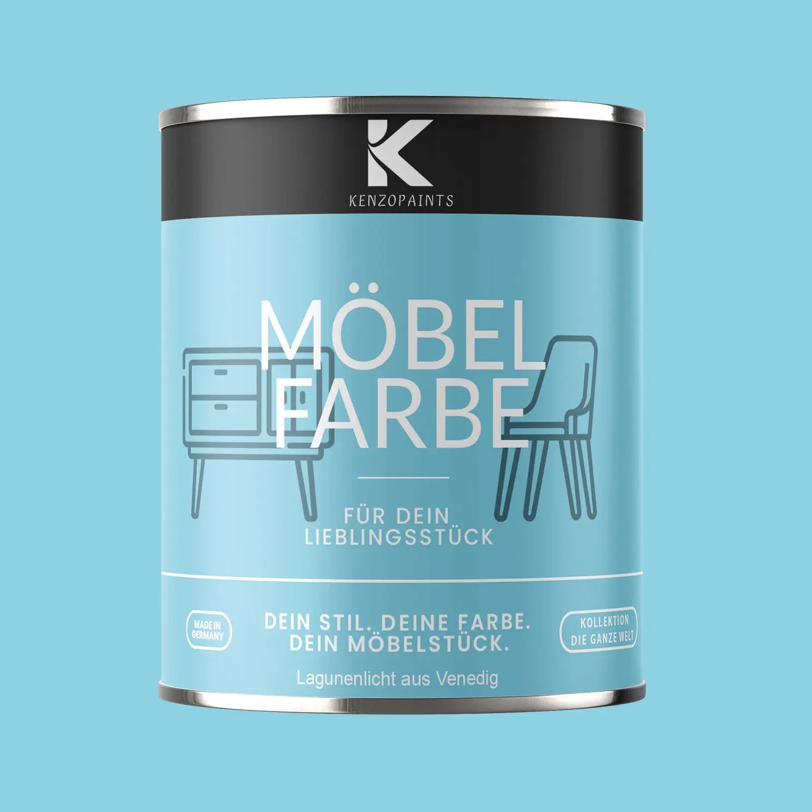 Kenzopaints Möbelfarbe - Lagunenlicht aus Venedig