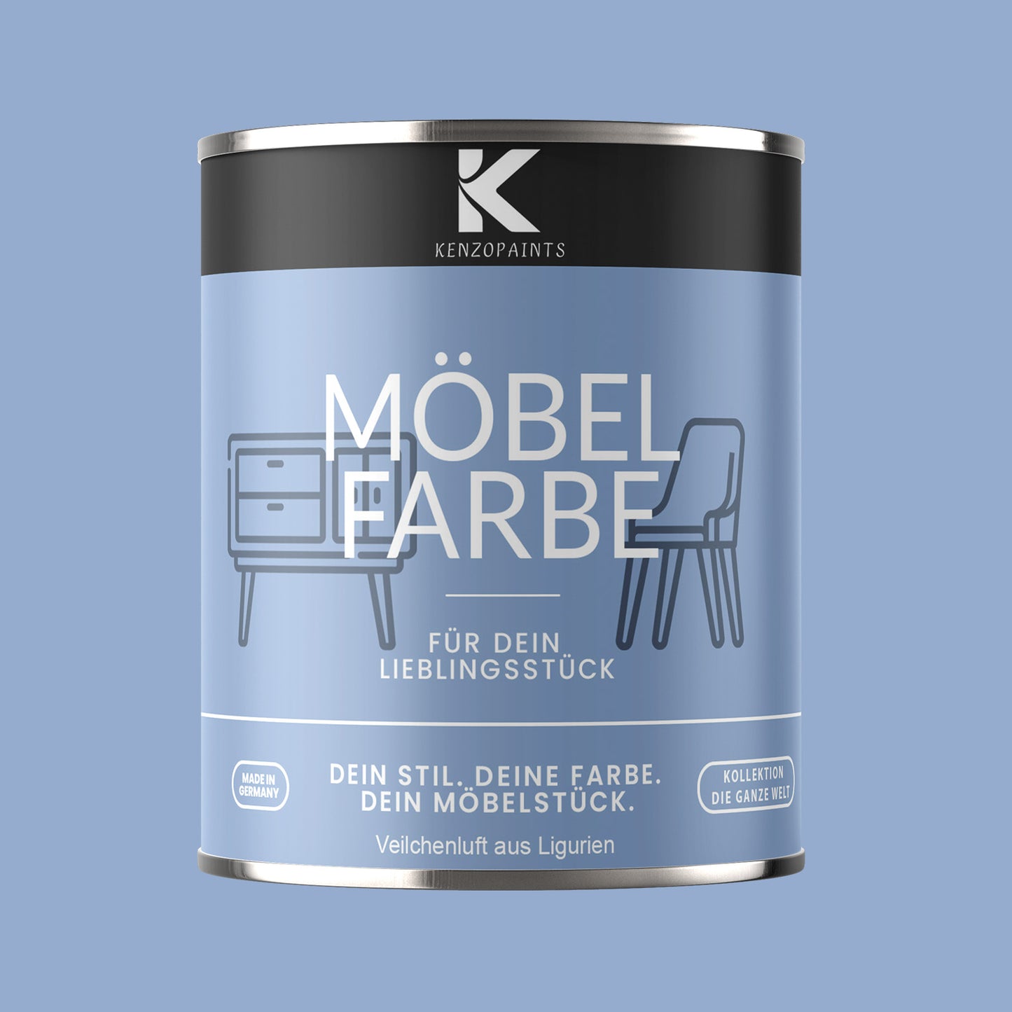 Kenzopaints Möbelfarbe - Veilchenluft aus Ligurien