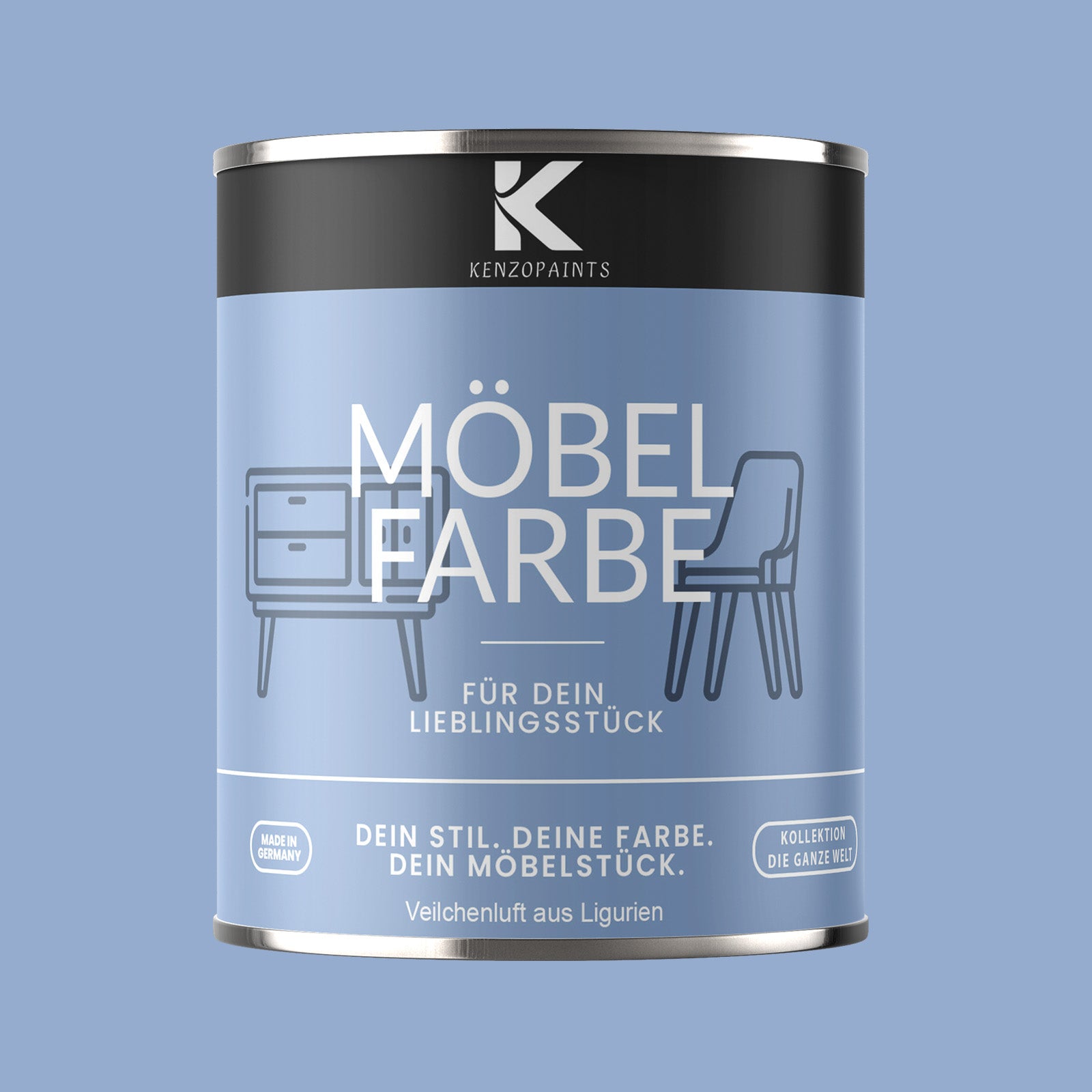 Kenzopaints Möbelfarbe - Veilchenluft aus Ligurien