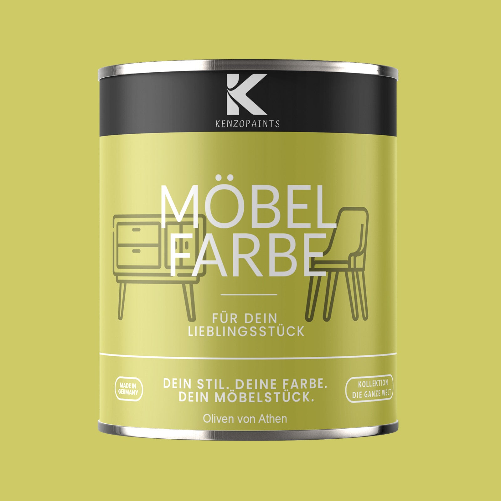 Kenzopaints Möbelfarbe - Oliven von Athen