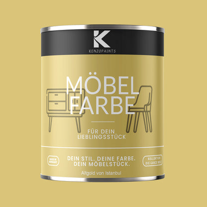 Kenzopaints Möbelfarbe - Altgold von Istanbul