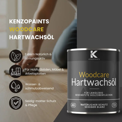 Kenzopaints Woodcare Hartwachsöl - Kenzopaints