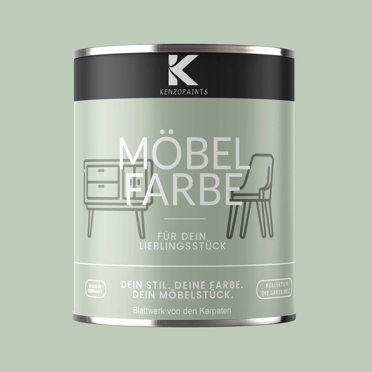 Kenzopaints Möbelfarbe - Blattwerk von den Karpaten