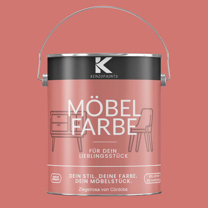 Kenzopaints Möbelfarbe - Ziegelrosa von Córdoba
