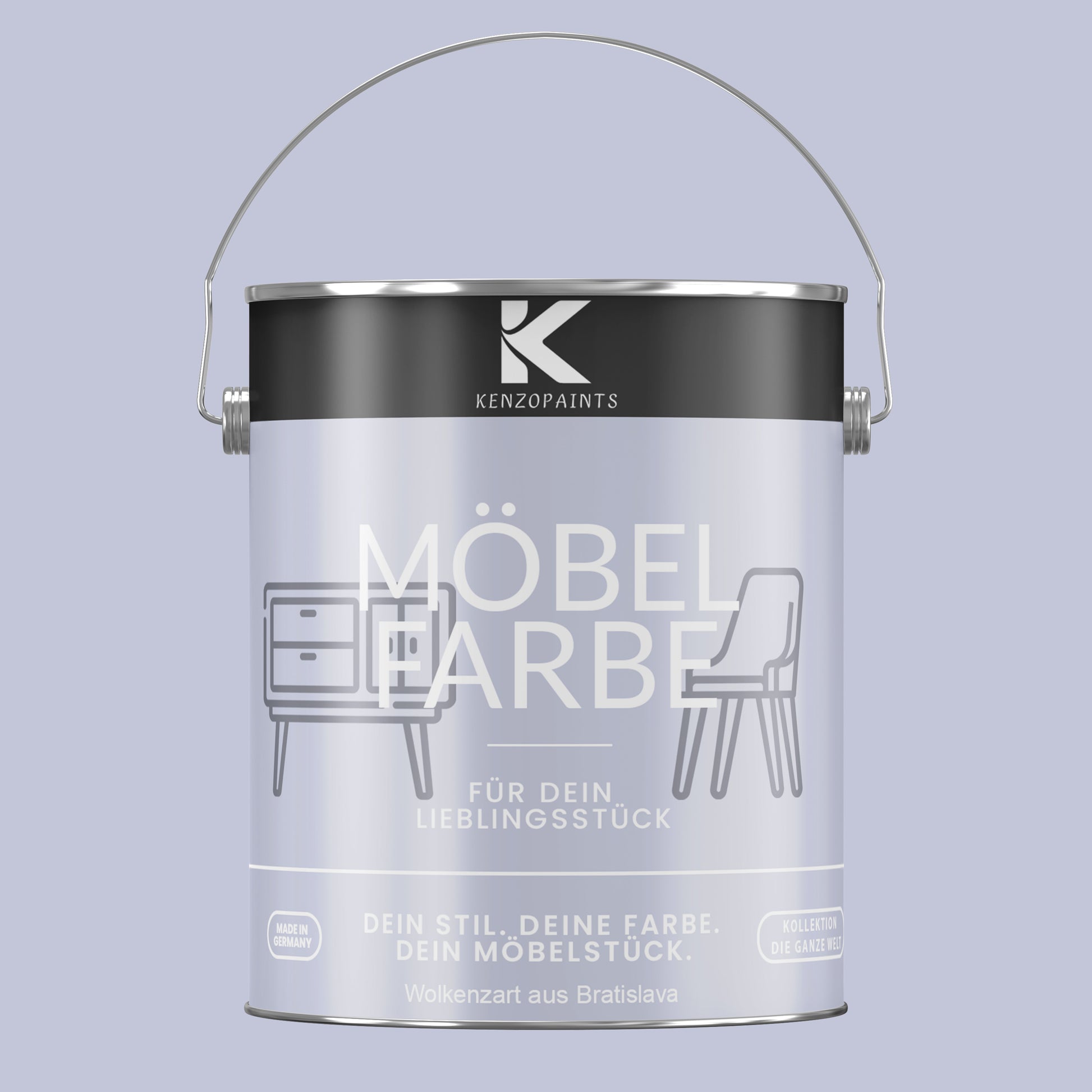 Kenzopaints Möbelfarbe - Wolkenzart aus Bratislava