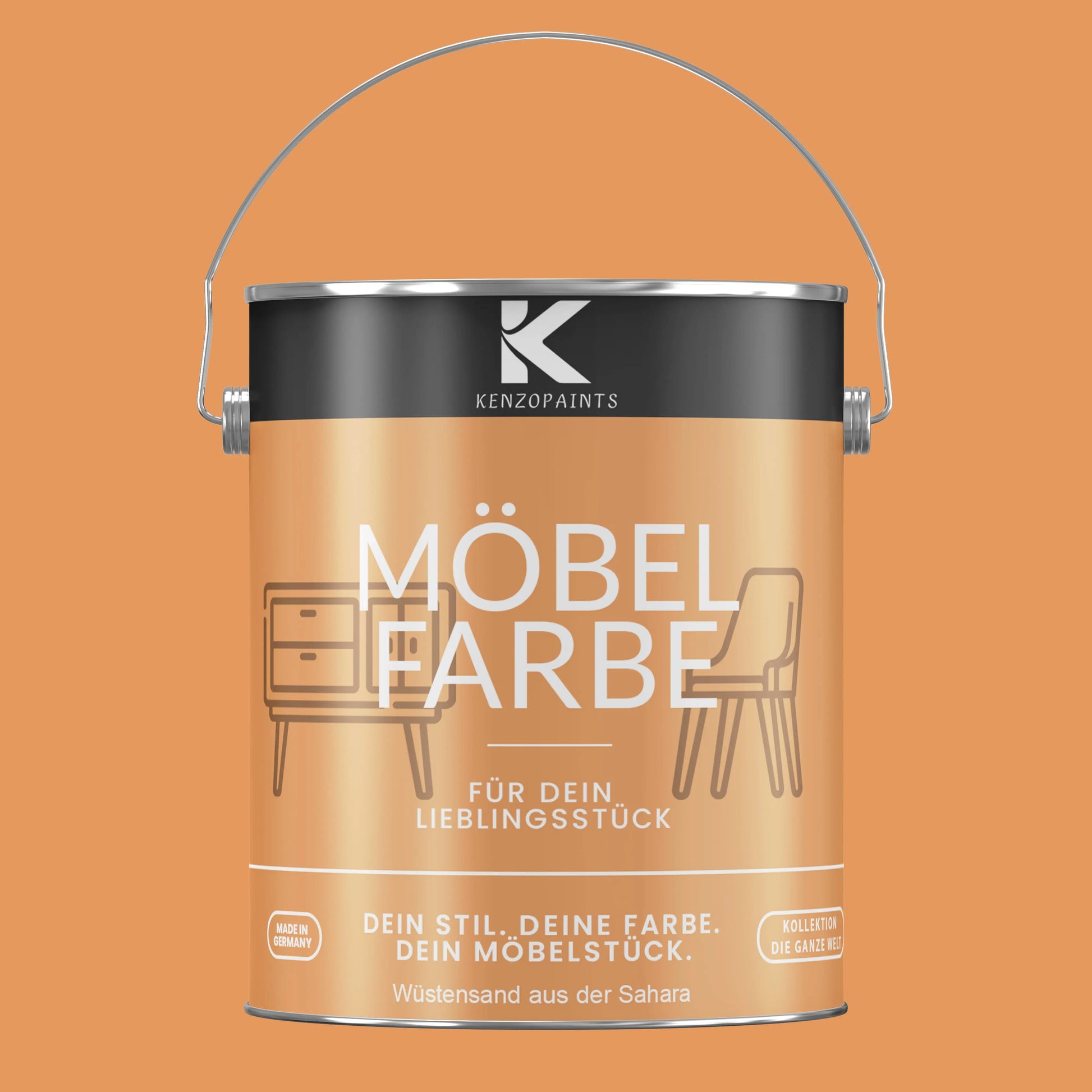Kenzopaints Möbelfarbe - Wüstensand aus der Sahara