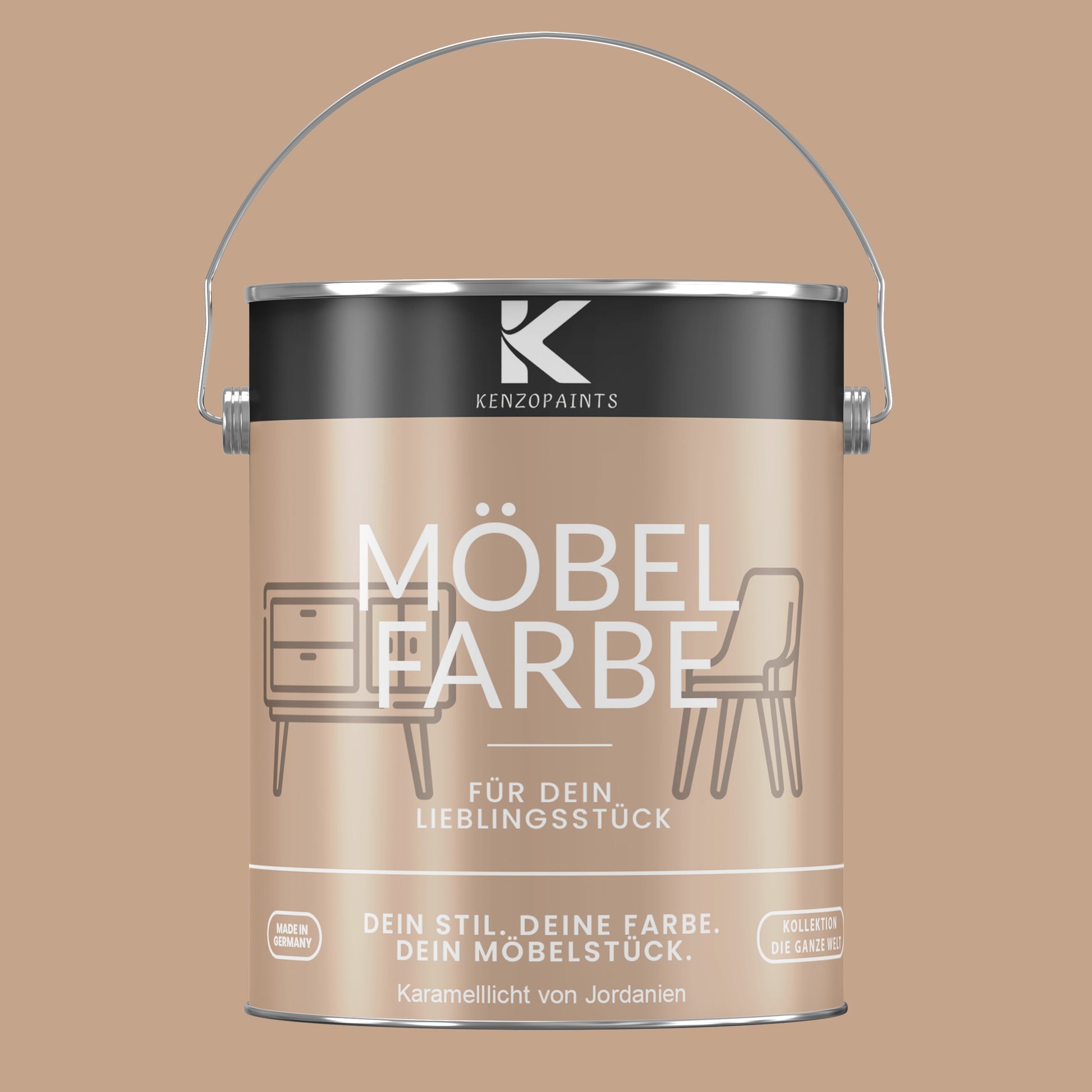 Kenzopaints Möbelfarbe - Karamelllicht von Jordanien