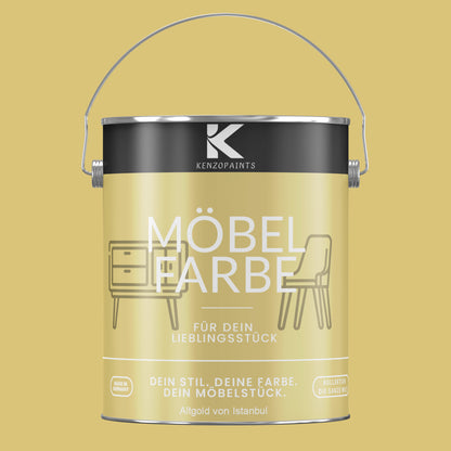 Kenzopaints Möbelfarbe - Altgold von Istanbul