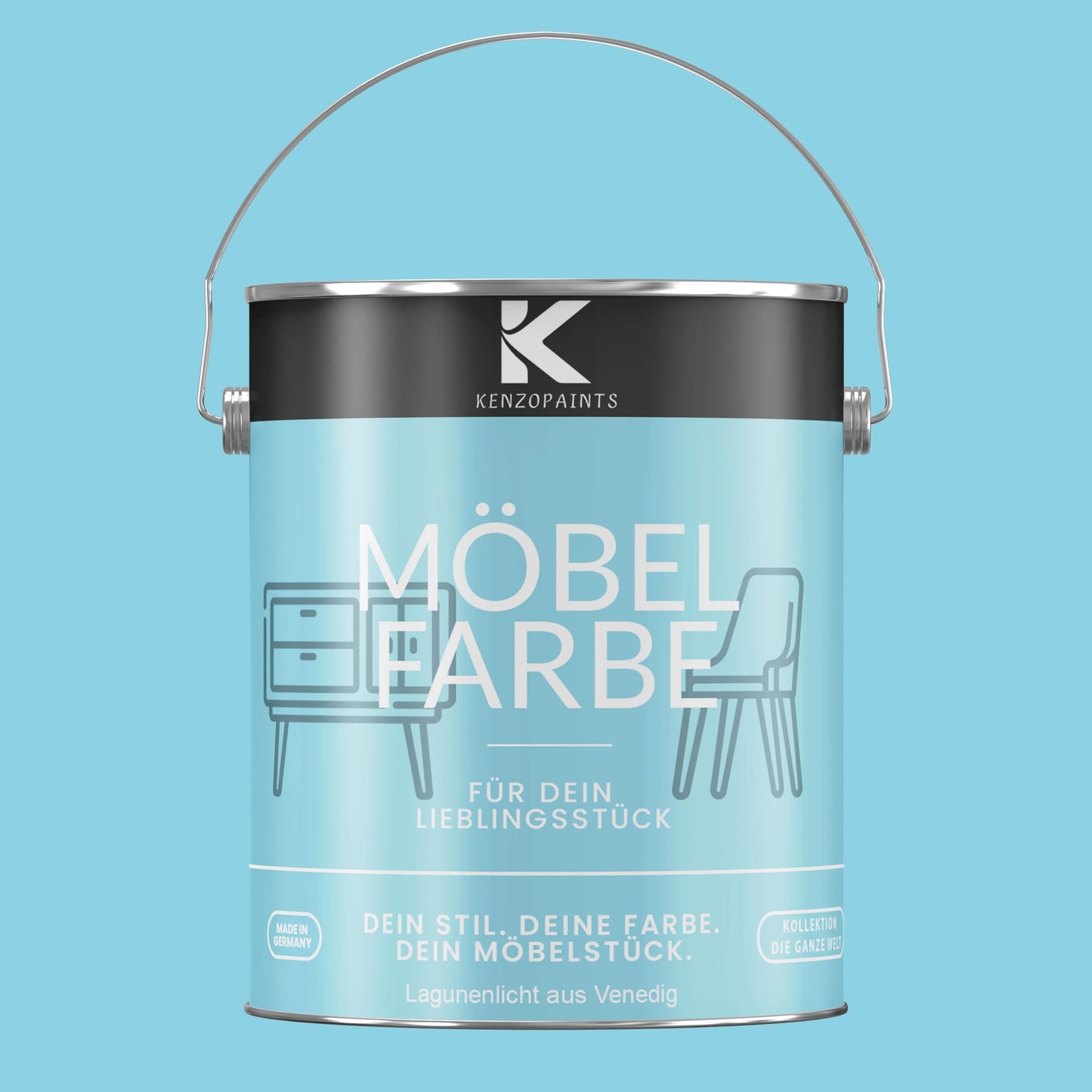 Kenzopaints Möbelfarbe - Lagunenlicht aus Venedig