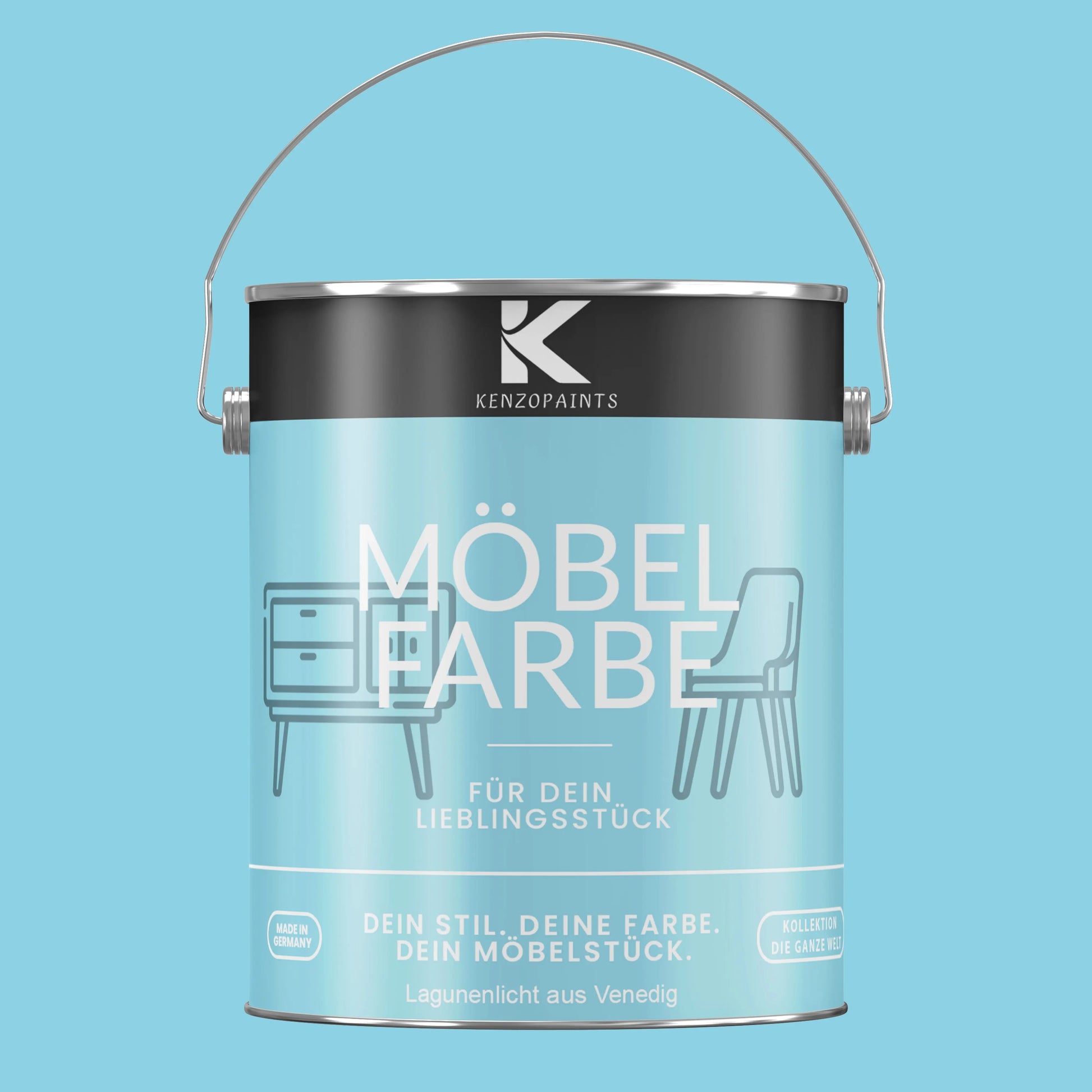 Kenzopaints Möbelfarbe - Lagunenlicht aus Venedig