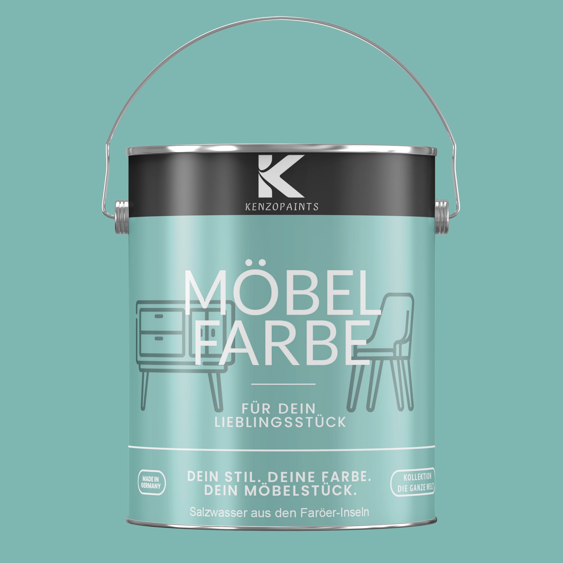 Kenzopaints Möbelfarbe - Salzwasser aus den Faröer-Inseln