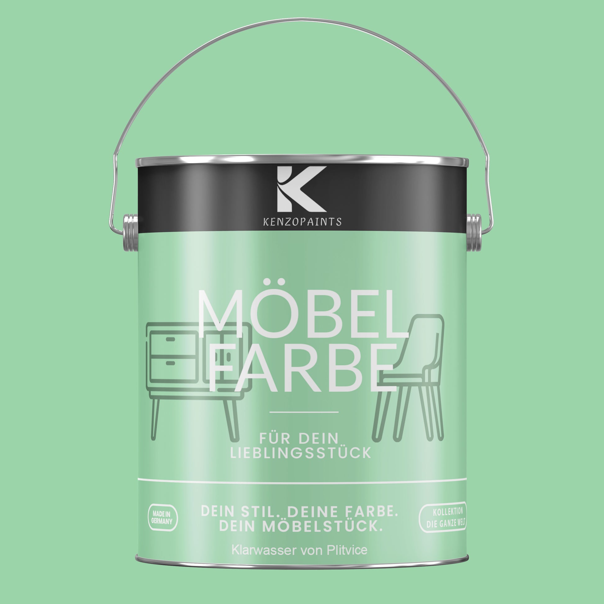 Kenzopaints Möbelfarbe - Klarwasser aus Plitvice
