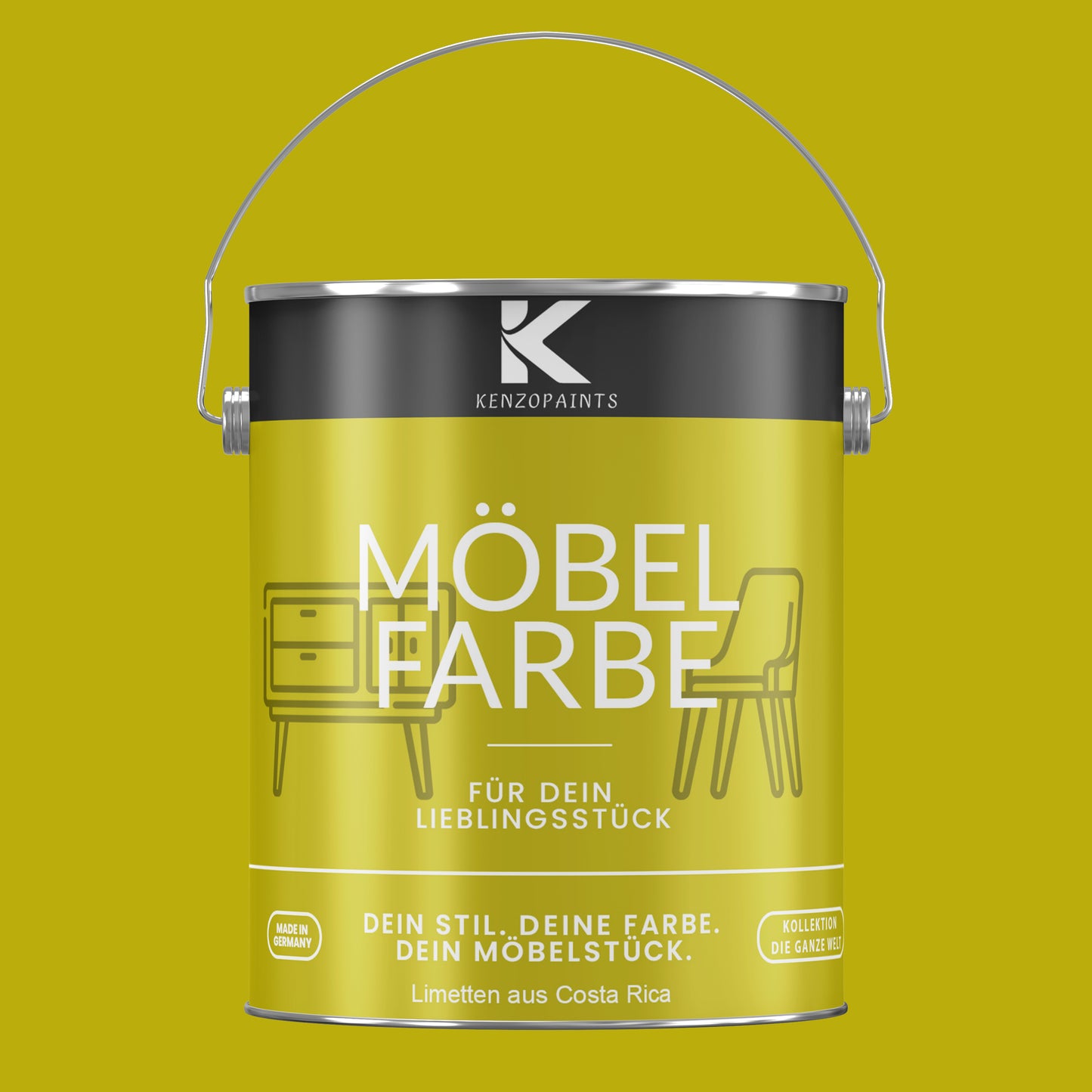 Kenzopaints Möbelfarbe - Limetten aus Costa Rica