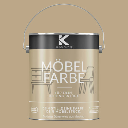Kenzopaints Möbelfarbe - Goldener Dünenwind aus Marokko