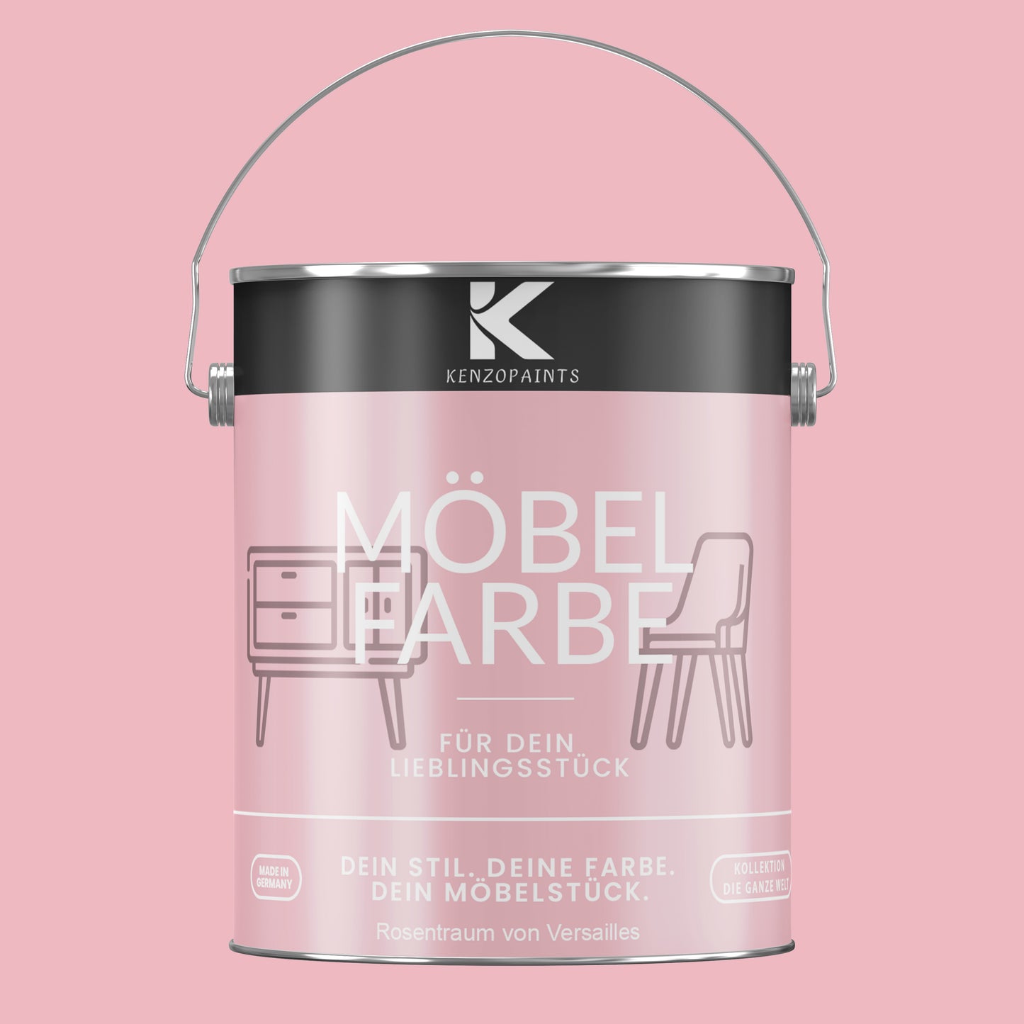 Kenzopaints Möbelfarbe - Rosentraum von Versailles