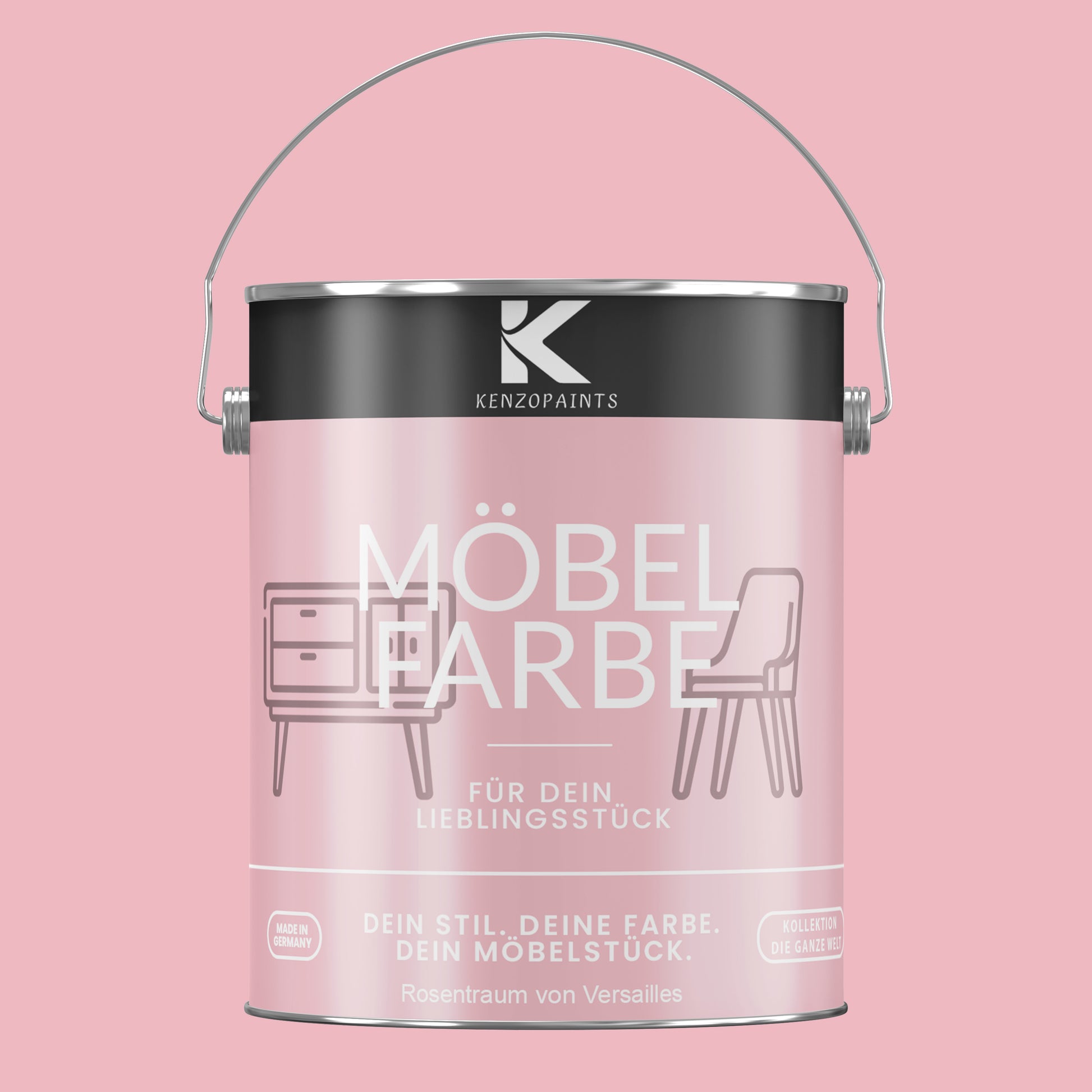 Kenzopaints Möbelfarbe - Rosentraum von Versailles