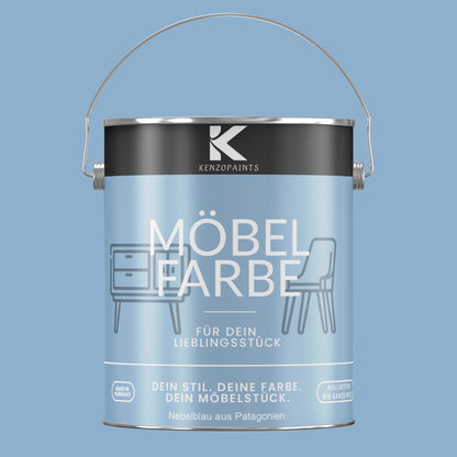 Kenzopaints Möbelfarbe - Nebelblau aus Patagonien